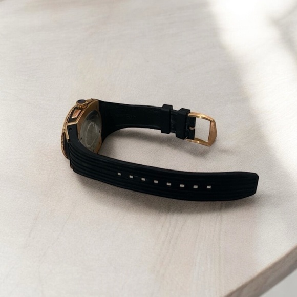 Breil Milano Mediterraneo 47 mm Rose Gold Tone Steel Grey Dial Men Watch BW0537 - Picture 8 of 10